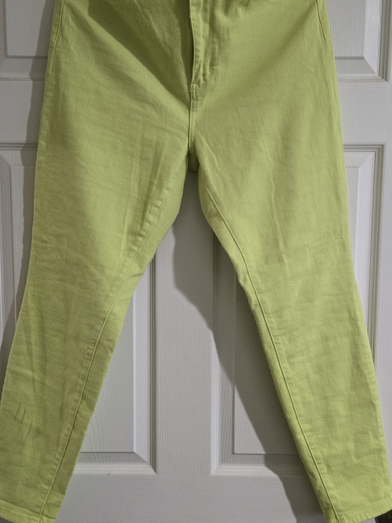 Judy Blue Denim - Judy Blue Neon Lime Slim Fit Pants